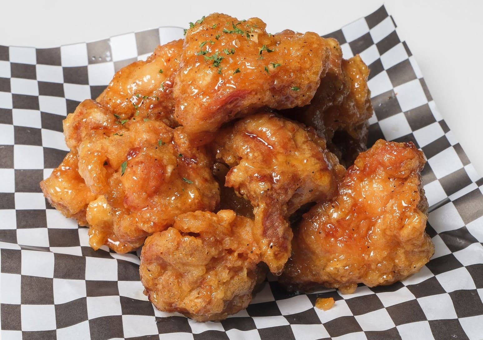Double-fried Korean chicken texture